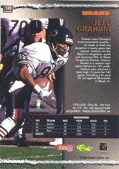 1995 Pro Line - Silver #149 Jeff Graham Back