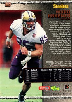 1995 Pro Line - Silver #152 Mark Bruener Back