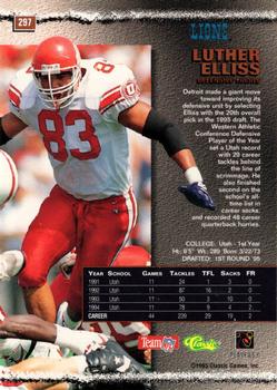 1995 Pro Line - Silver #297 Luther Elliss Back