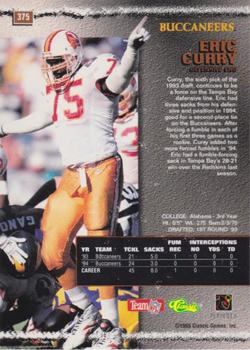 1995 Pro Line - Silver #375 Eric Curry Back