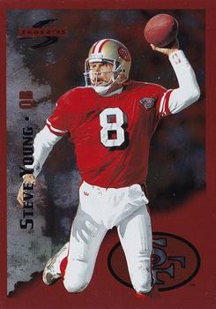 1995 Score - Red Siege #1 Steve Young Front