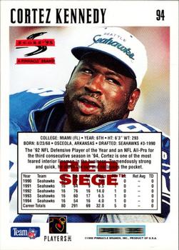 1995 Score - Red Siege #94 Cortez Kennedy Back
