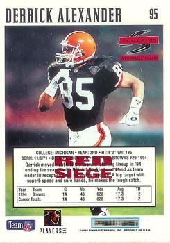 1995 Score - Red Siege #95 Derrick Alexander Back