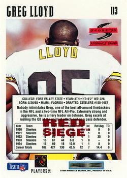 1995 Score - Red Siege #113 Greg Lloyd Back