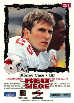 1995 Score - Red Siege #251 Stoney Case Back