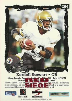 1995 Score - Red Siege #264 Kordell Stewart Back