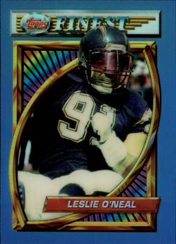 1994 Finest #74 Leslie O'Neal Front