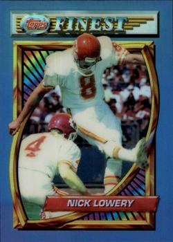 1994 Finest #132 Nick Lowery Front