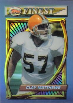 1994 Finest #89 Clay Matthews Front