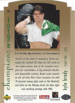 1995 SP Championship - Die Cuts #34 Kyle Brady Back