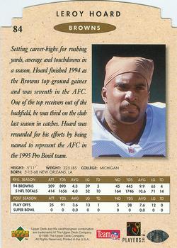 1995 SP Championship - Die Cuts #84 Leroy Hoard Back