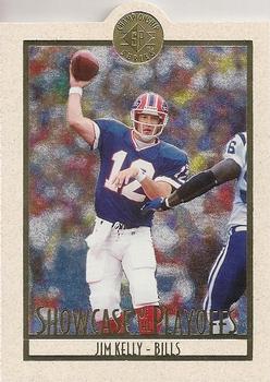 1995 SP Championship - Playoff Showcase Die Cuts #PS15 Jim Kelly Front