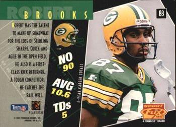 1995 Sportflix - Artist's Proofs #83 Robert Brooks Back