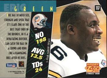 1995 Sportflix - Artist's Proofs #117 Eric Green Back