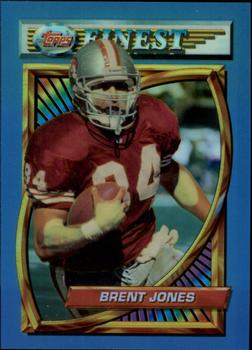 1994 Finest - Refractors #37 Brent Jones Front