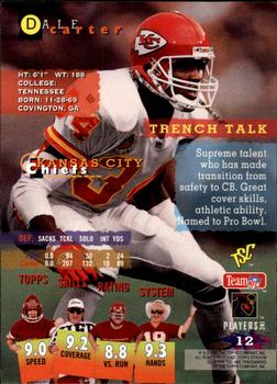 1995 Stadium Club - Members Only #12 Dale Carter Back