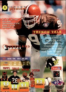 1995 Stadium Club - Members Only #87 Anthony Pleasant Back
