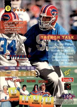 1995 Stadium Club - Members Only #159 Bryce Paup Back