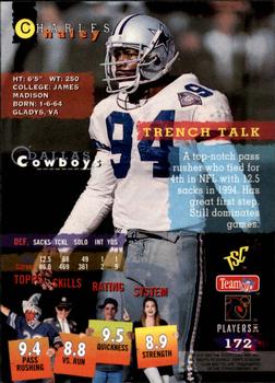 1995 Stadium Club - Members Only #172 Charles Haley Back