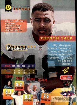 1995 Stadium Club - Members Only #286 Dorsey Levens Back