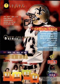 1995 Stadium Club - Members Only #333 Tyrone Legette Back