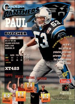 1995 Stadium Club - Members Only #XT423 Paul Butcher Back