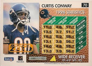 1995 Summit - Ground Zero #70 Curtis Conway Back