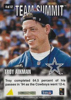 1995 Summit - Team Summit #4 Troy Aikman Back