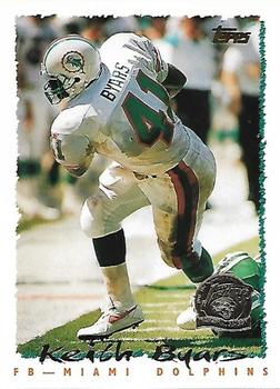 1995 Topps - Jacksonville Jaguars #378 Keith Byars Front