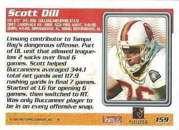 1995 Topps - Carolina Panthers #159 Scott Dill Back