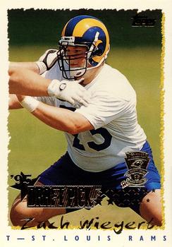 1995 Topps - Carolina Panthers #238 Zach Wiegert Front