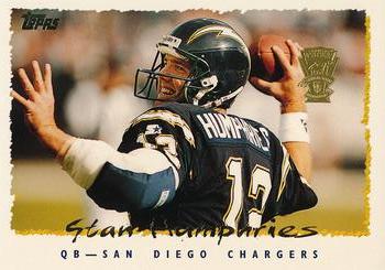 1995 Topps - Carolina Panthers #308 Stan Humphries Front