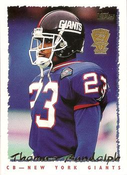 1995 Topps - Carolina Panthers #335 Thomas Randolph Front