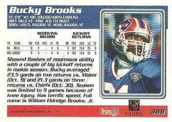 1995 Topps - Carolina Panthers #388 Bucky Brooks Back