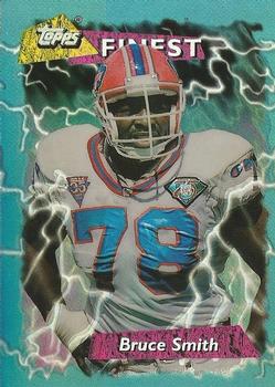 1995 Topps - Finest Boosters Refractors #187 Bruce Smith Front