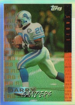 1995 Topps - Mystery Finest Refractors #NNO Barry Sanders Front