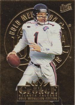 1995 Ultra - Gold Medallion #15 Jeff George Front