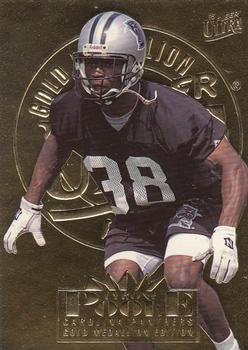 1995 Ultra - Gold Medallion #38 Tyrone Poole Front