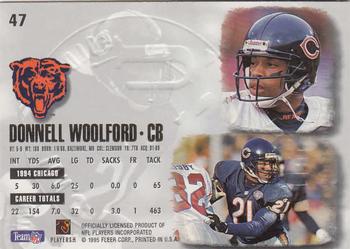 1995 Ultra - Gold Medallion #47 Donnell Woolford Back