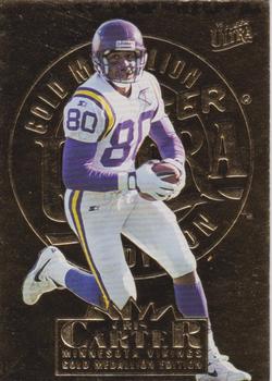 1995 Ultra - Gold Medallion #185 Cris Carter Front