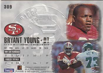 1995 Ultra - Gold Medallion #309 Bryant Young Back