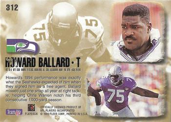 1995 Ultra - Gold Medallion #312 Howard Ballard Back