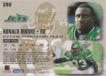 1995 Ultra - Gold Medallion #390 Ronald Moore Back