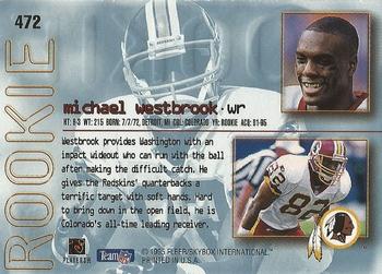 1995 Ultra - Gold Medallion #472 Michael Westbrook Back