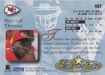 1995 Ultra - Gold Medallion #497 Derrick Thomas Back