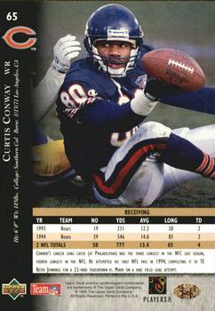 1995 Upper Deck - Electric Gold #65 Curtis Conway Back