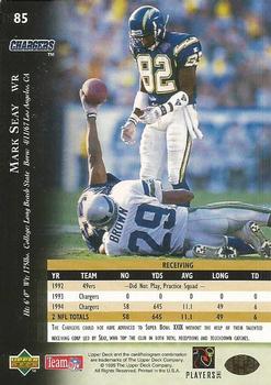 1995 Upper Deck - Electric Gold #85 Mark Seay Back