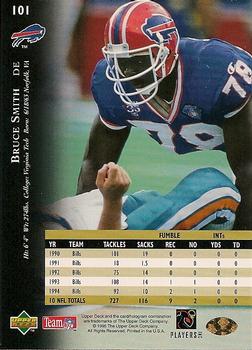 1995 Upper Deck - Electric #101 Bruce Smith Back