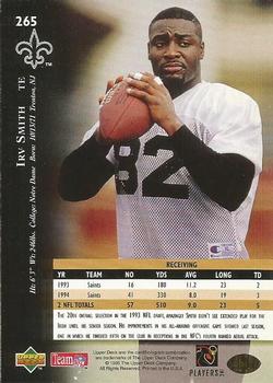 1995 Upper Deck - Electric #265 Irv Smith Back
