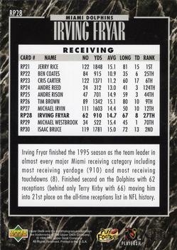 1995 Upper Deck - Predictors Exchange: League Leaders #RP28 Irving Fryar Back